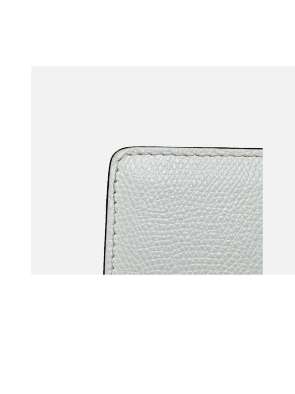 Pre Owned Dior Calfskin Crossbody/Belt Bag Saddle Milky White Gold tone Clasp - Picture 4 of 8